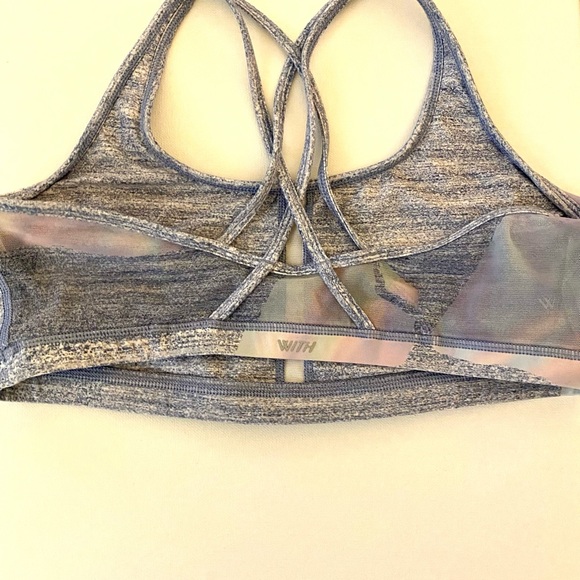 WITH x Peloton White Opal Strappy Bra- Sz XL - Picture 2 of 2